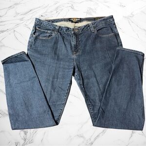 Lucky Brand “Ginger Skinny Ankle” Jeans Plus Size 18W Dark Wash